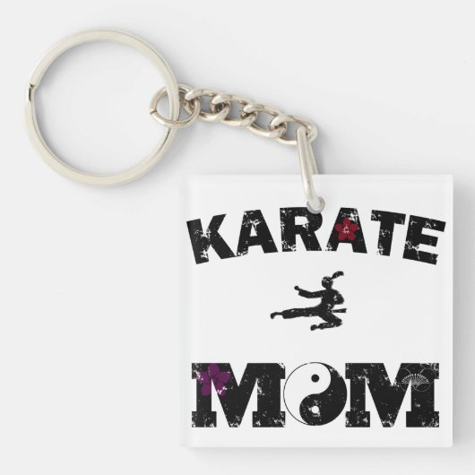 Karate MAMA Schlüsselanhänger (Vorderseite)