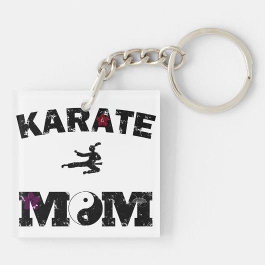 Karate MAMA Schlüsselanhänger (Rückseite)