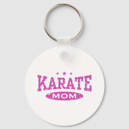 Karate Mama Schlüsselanhänger (Vorderseite)