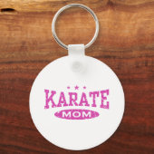 Karate Mama Schlüsselanhänger (Vorderseite)