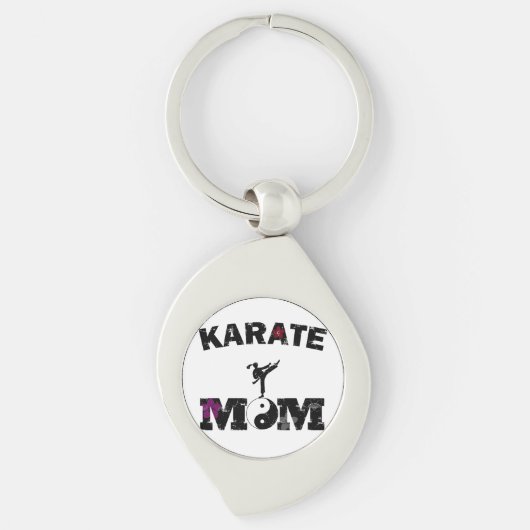 Karate MAMA Schlüsselanhänger (Vorderseite)