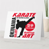 Karate Man Karte (Vorderseite)