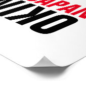 Karate Man Poster (Ecke)