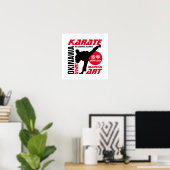 Karate Man Poster (Heimbüro)