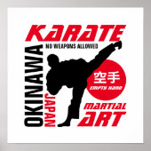 Karate Man Poster (Vorne)