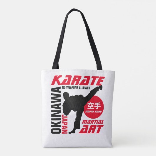 Karate Man Tasche (Rückseite)