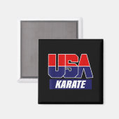 Karate Martial Arts 2021 USA Team Magnet (Vorderseite/Rückseite)