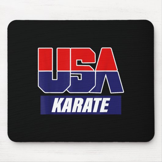Karate Martial Arts 2021 USA Team Mousepad (Vorne)