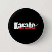 Karate Martial Arts Abstrakt Swish Button (Vorderseite)