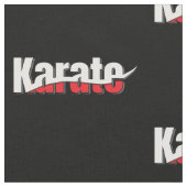 Karate Martial Arts Abstrakt Swish Stoff (Nahaufnahme)