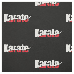 Karate Martial Arts Abstrakt Swish Stoff