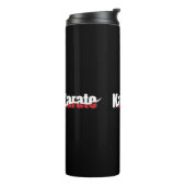 Karate Martial Arts Abstrakt Swish Thermosbecher (Nach links gedreht)
