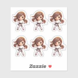 Karate Martial Arts Aufkleber