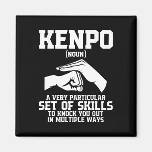 Karate Martial Arts Black Belt Comt Sports Fighter Magnet