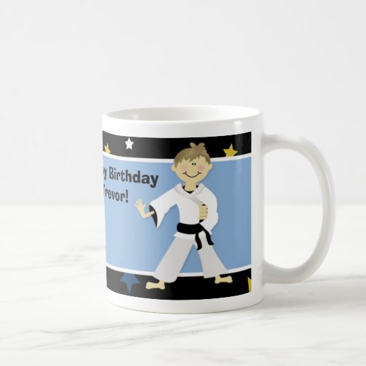 KARATE MARTIAL ARTS BOY Foto Tasse (Rechts)