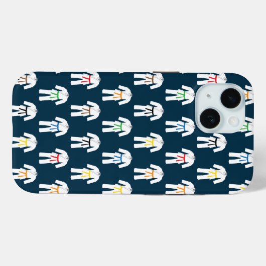 Karate Martial Arts Case-Mate iPhone Hülle (Rückseite (Horizontal))