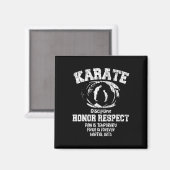 Karate Martial Arts Definition Funny Black Belt Gr Magnet (Vorderseite/Rückseite)