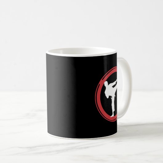 Karate Martial Arts Essence Kaffeetasse (VorderseiteRechts)