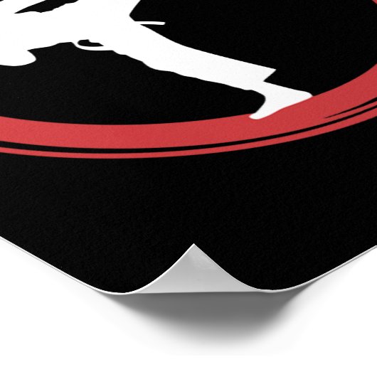 Karate Martial Arts Essence Poster (Ecke)