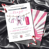 Karate Martial Arts Girl Babydusche Einladung