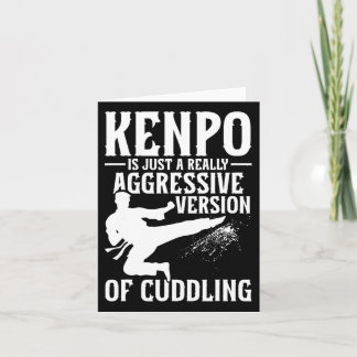 Karate Martial Arts Girl Lady Kenpo School Fighter Karte