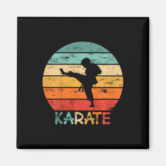 Karate Martial Arts Grunge Motiv für Kinder Ein kl Magnet