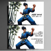 Karate Martial Arts Instructor Visitenkarte