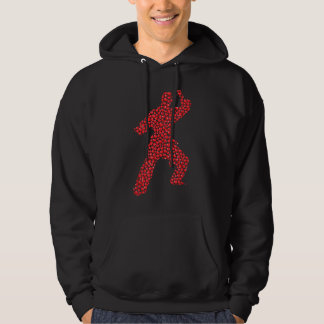 Karate Martial Arts Lover Herzform Karate Valen Hoodie