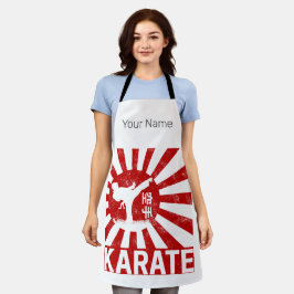 Karate Martial Arts mit Vintagem japanischem Desig Schürze