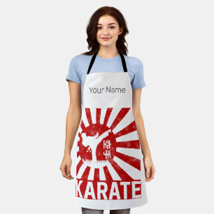 Karate Martial Arts mit Vintagem japanischem Desig Schürze