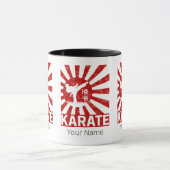 Karate Martial Arts mit Vintagem japanischem Desig Tasse (Zentrum)