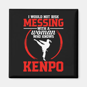 Karate Martial Arts nicht riskieren Kenpo School F Magnet