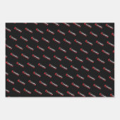 Karate Martial Arts Red Geschenkpapier Set (Vorderseite 3)