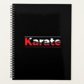 Karate Martial Arts Red Planer (Vorderseite)