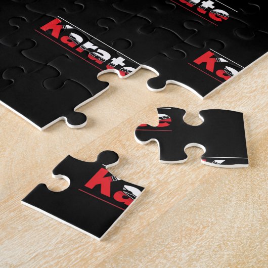 Karate Martial Arts Red Puzzle (Seite)