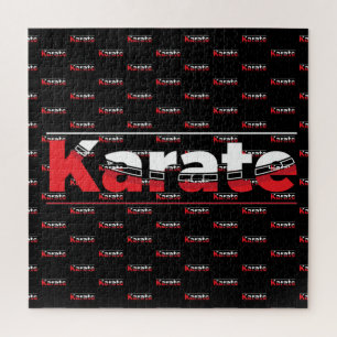 Karate Martial Arts Red Puzzle