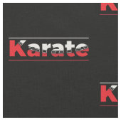 Karate Martial Arts Red Stoff (Nahaufnahme)