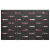 Karate Martial Arts Red Stoff (Fat Quarter (45,7 x 55,9 cm))