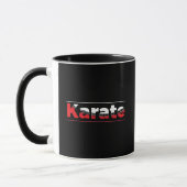 Karate Martial Arts Red Tasse (Links)