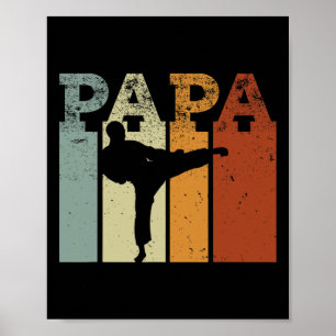 Karate Martial Arts Vintag Poster