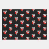 Karate Martial Arts Woman Girl Gift Geschenkpapier Set (Vorderseite)