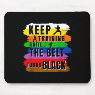 Karate Martial Arts Zitate Martial Artists Schwarz Mousepad
