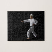 Karate Master Demonstration, Studio Shot Puzzle (Horizontal)