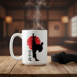 Karate Mawashi geri Kaffeetasse