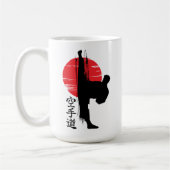 Karate Mawashi geri Kaffeetasse (Links)