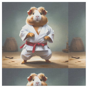 Karate Meerschweinchen, Stoff