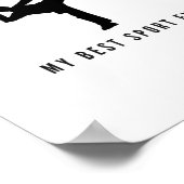 Karate meine beste Sportart aller Zeiten Poster (Ecke)