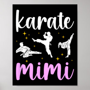 Karate Mimi Proud Karate Mimi Grandma Poster