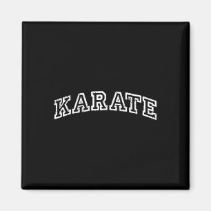Karate Minimalistisch Vintag Inspiriert Retro Vars Magnet