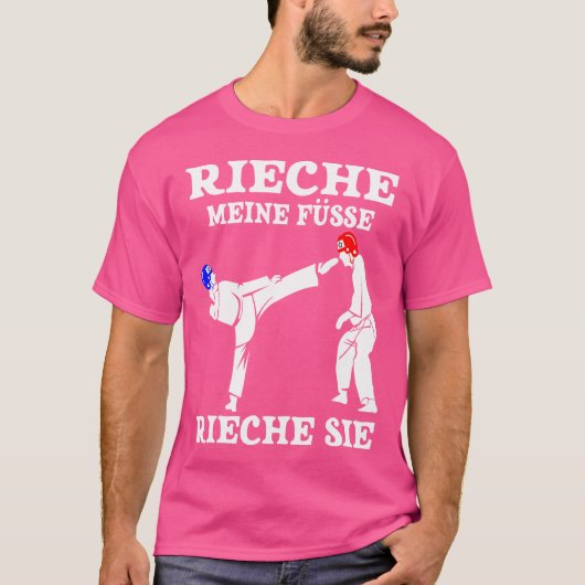 Karate mit Kickboxing-Design T-Shirt (Vorderseite)